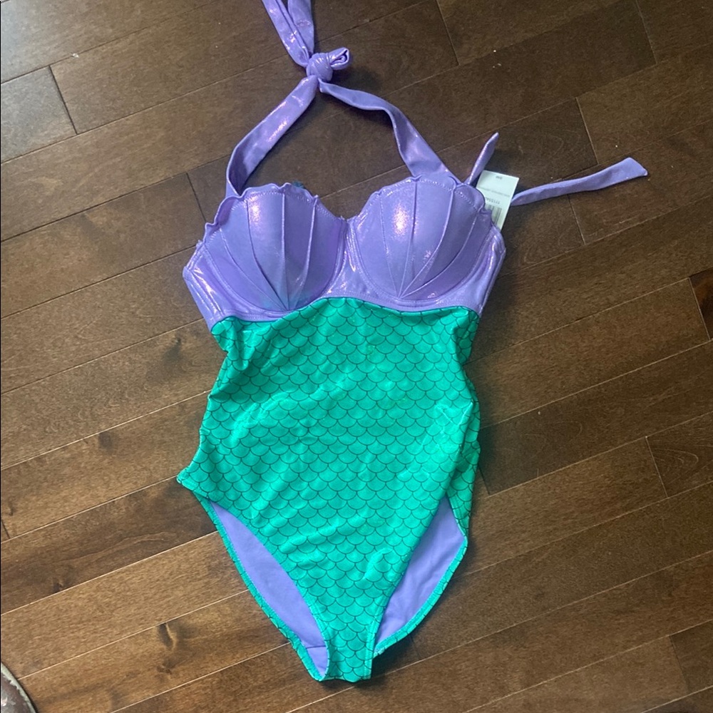 Mermaid Swimwear in Purple and Green
